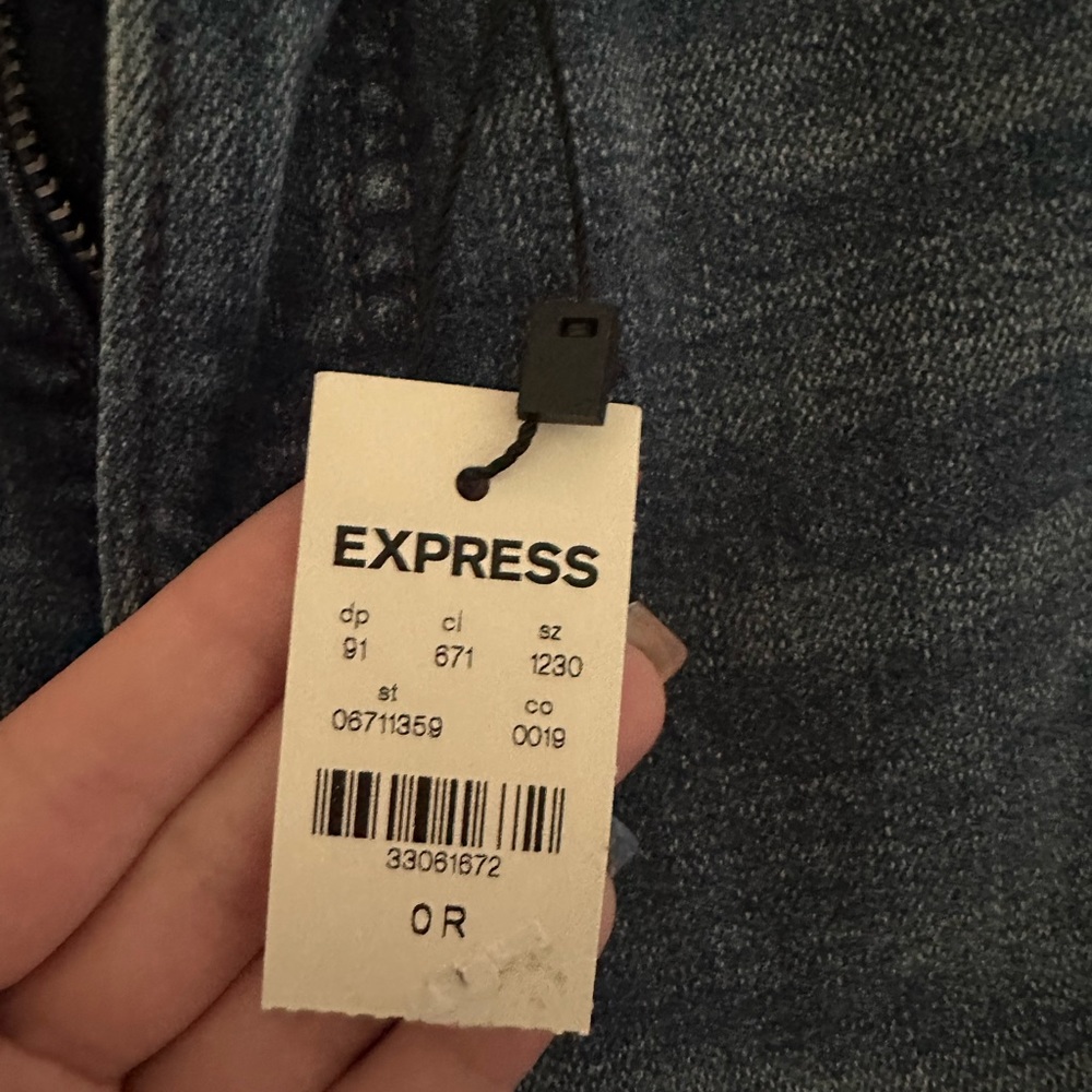 Modern straight super high rise express jeans